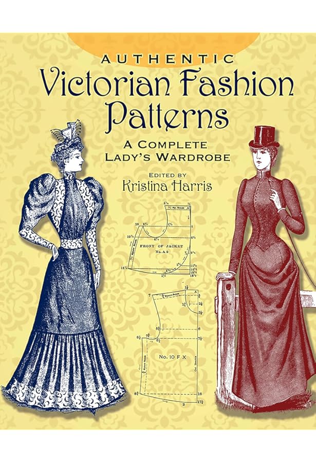 59 Authentic Turn-of-the-Century Fashion Patterns (Dover Fashion